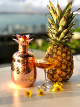 Load image into Gallery viewer, Pineapple Cocktail Shaker || rose gold
