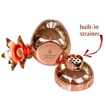Load image into Gallery viewer, Singapore Cocktail Shaker Pineapple Singapore Bars rose gold 
